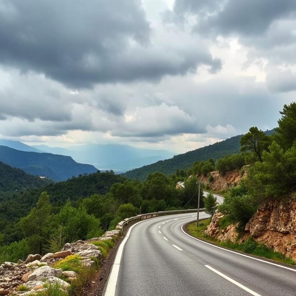 Calabrian mountain road